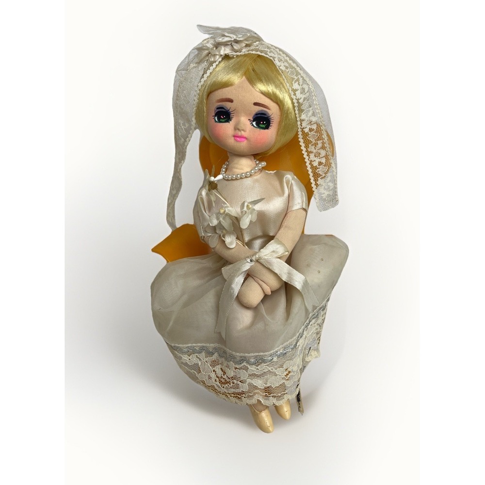 Vintage‎ 1960s Senpo Tokyo Japan Musical Bride Doll Works